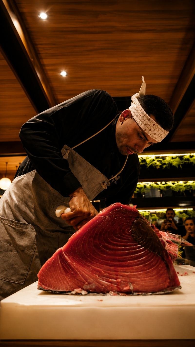 O atum bluefin do Kaitai no Yūbari